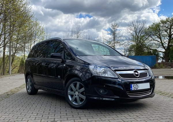 Opel Zafira cena 17699 przebieg: 200000, rok produkcji 2009 z Myślenice małe 277